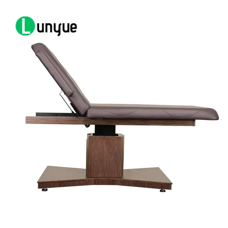 전동 마사지 테이블, 나무 무늬 받침대, 높이 조절 가 - Spa Wellness Gym 리뷰 및 가격
