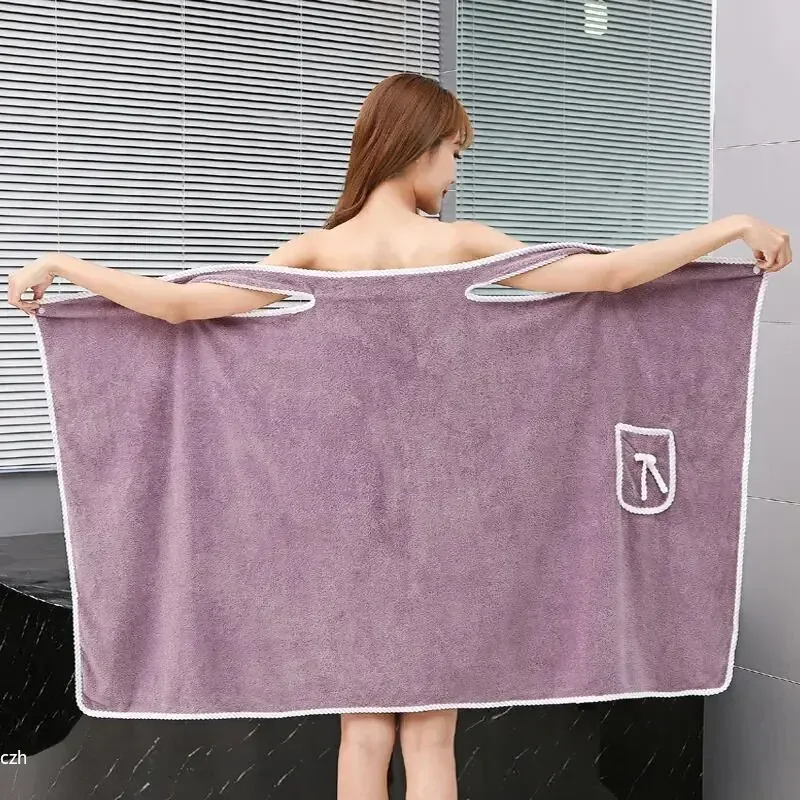 여성용 목욕 타월, 소녀용 웨어러블 90*130cm 속 - Spa Towel 리뷰 및 가격