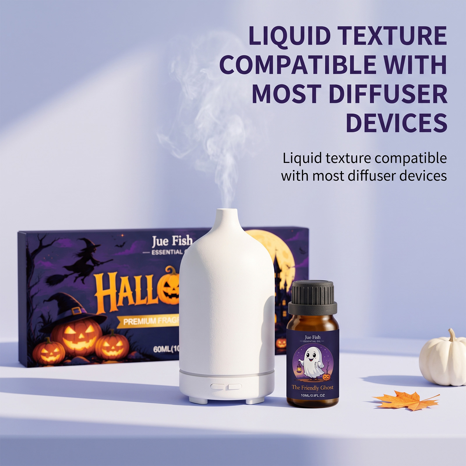 할로윈 에센셜 오일 세트: 천연 식물 추출물로 만든 수 - Aromatherapy Diffuser 리뷰 및 가격