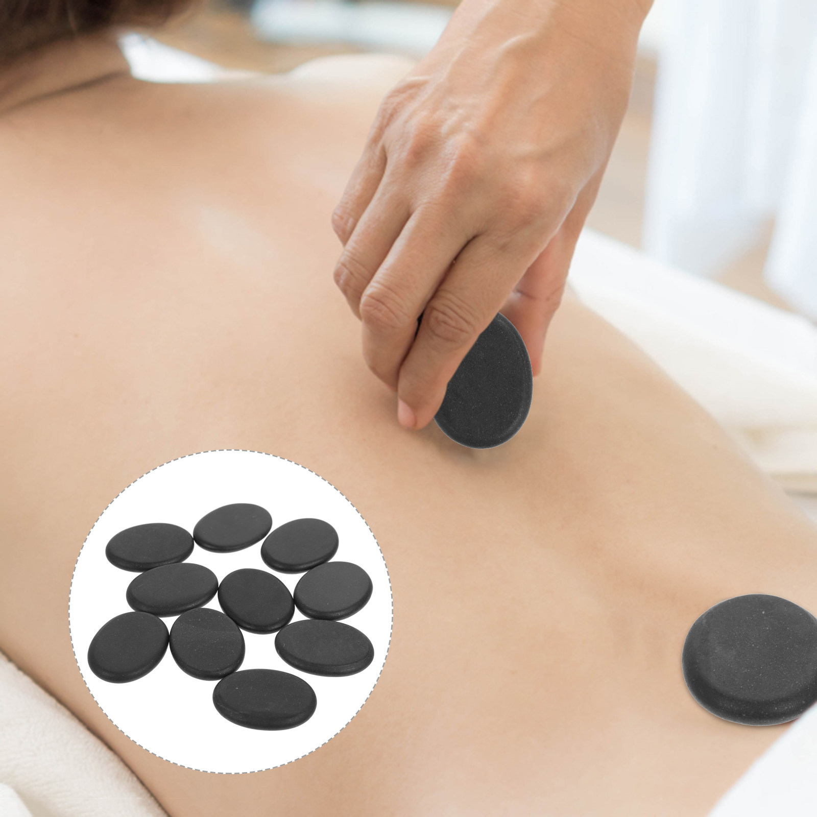 10개입 화산열석 천연 스파 에너지 스톤 얼굴, 등,  - Foot Spa 리뷰 및 가격