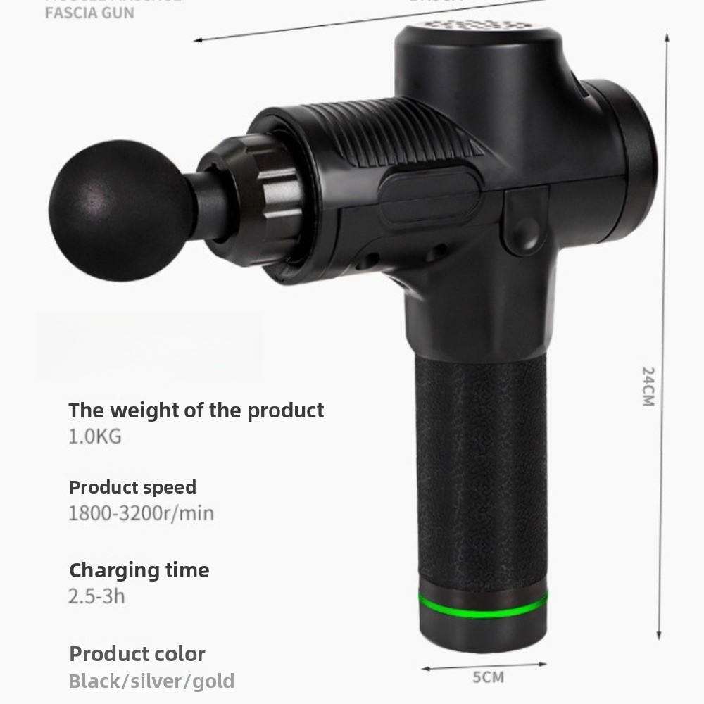 휴대용 타격식 근막 마사지건, 가정용 스포츠 훈련 근육 - Massage Gun 리뷰 및 가격