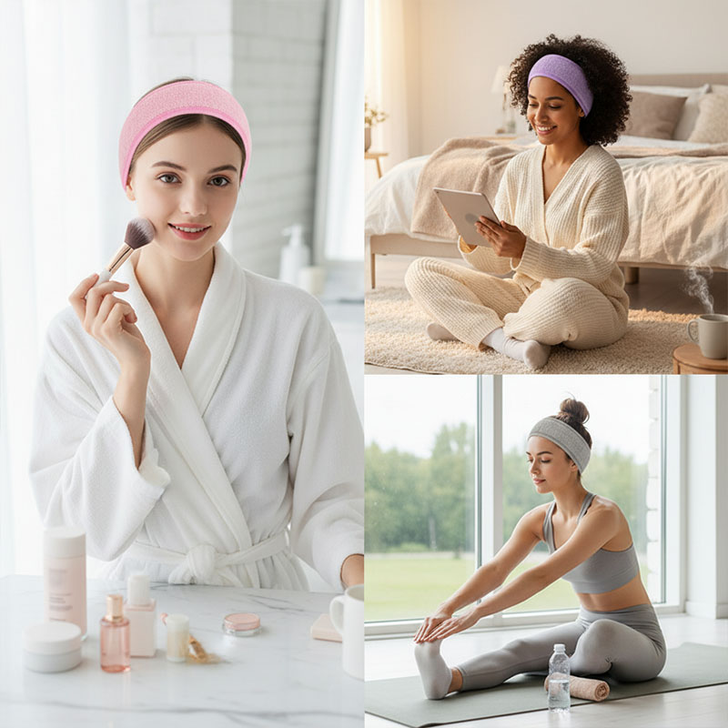 조절 가능한 헤드밴드 요가 스파 헤드웨어 목욕 샤워 메 - Spa Towel 리뷰 및 가격