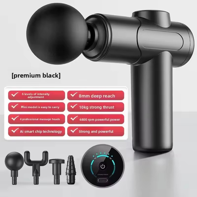 휴대용 진동 마사지건, 전기식 근막 이완 마사지기, L - Massage Gun 리뷰 및 가격