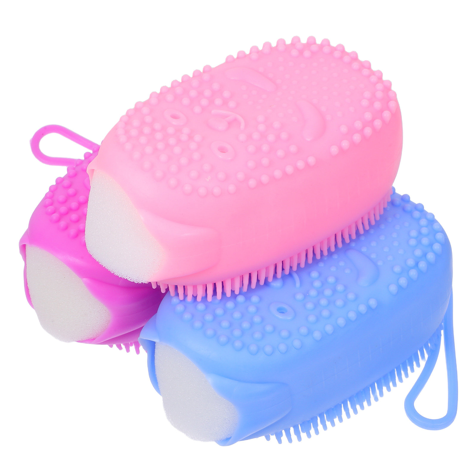 3개입 각질 제거 스펀지, 몸 전체를 닦는 실리콘 브러 - Body Brush 리뷰 및 가격