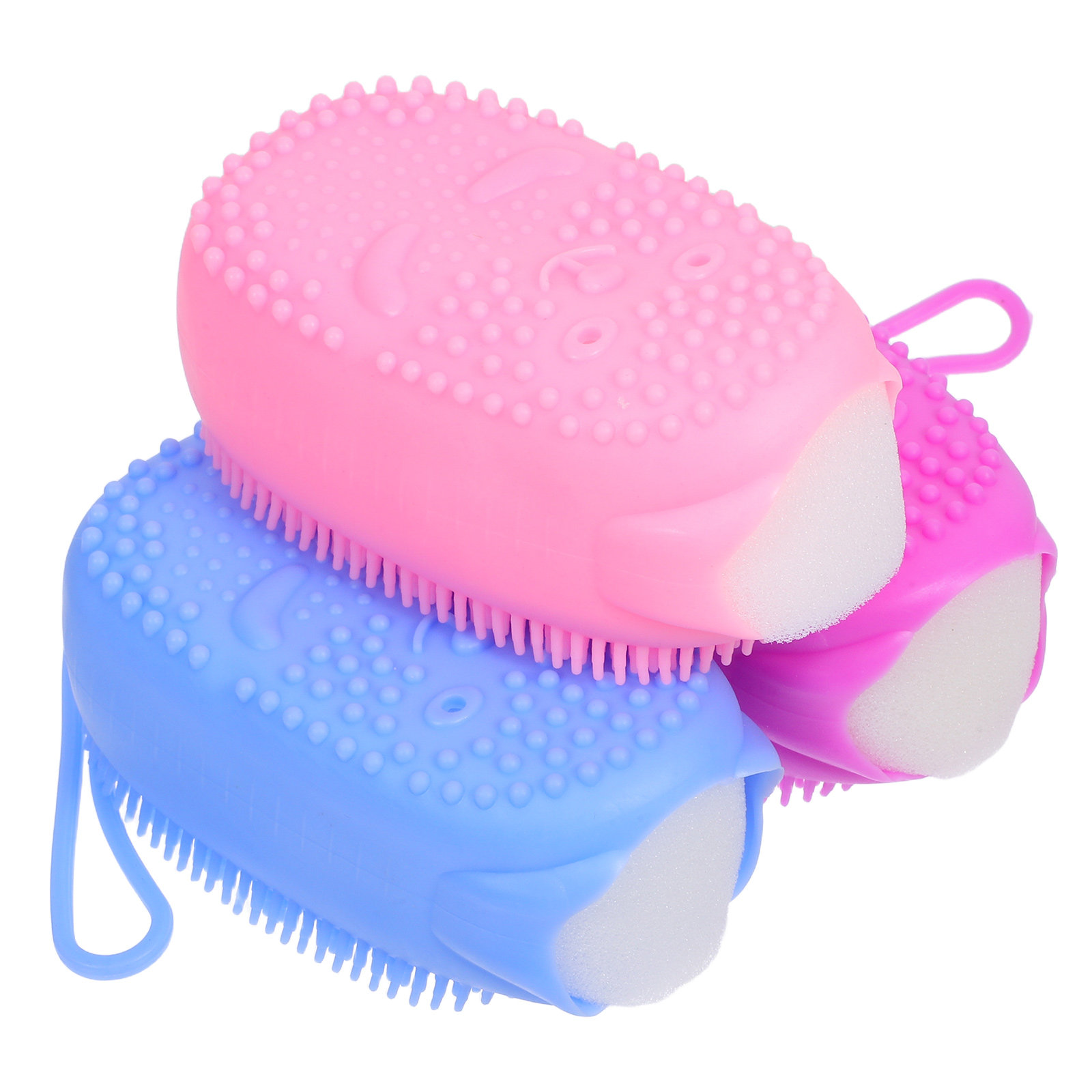 3개입 각질 제거 스펀지, 몸 전체를 닦는 실리콘 브러 - Body Brush 리뷰 및 가격