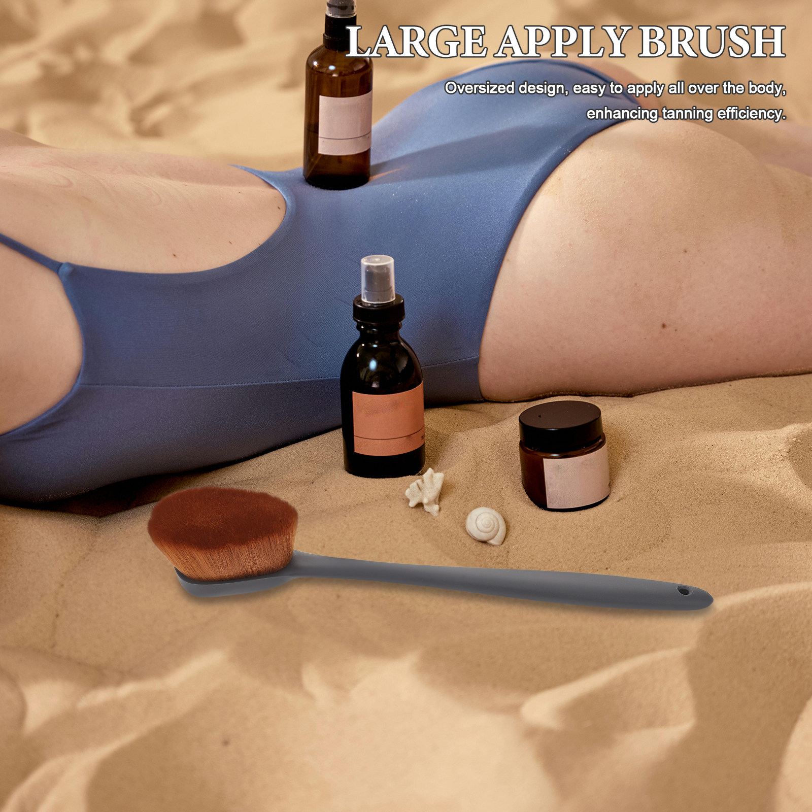 특대형 셀프 태닝 바디 브러시, 등에 바르는 로션 도포 - Body Brush 리뷰 및 가격