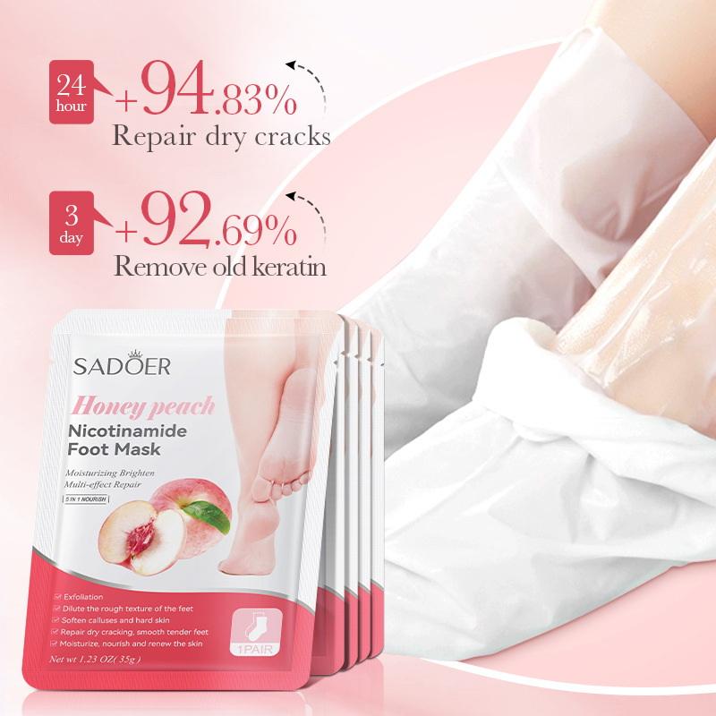 사도어 과일 풋 마스크 1쌍, 보습 풋 필링 마스크,  - Foot Spa 리뷰 및 가격