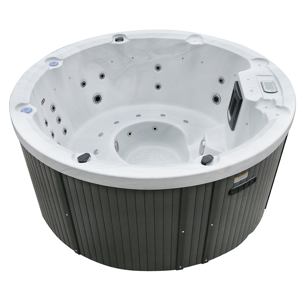 야외 스파, 아크릴 1950 x 810mm 원형 온수  - Hot Tub 리뷰 및 가격
