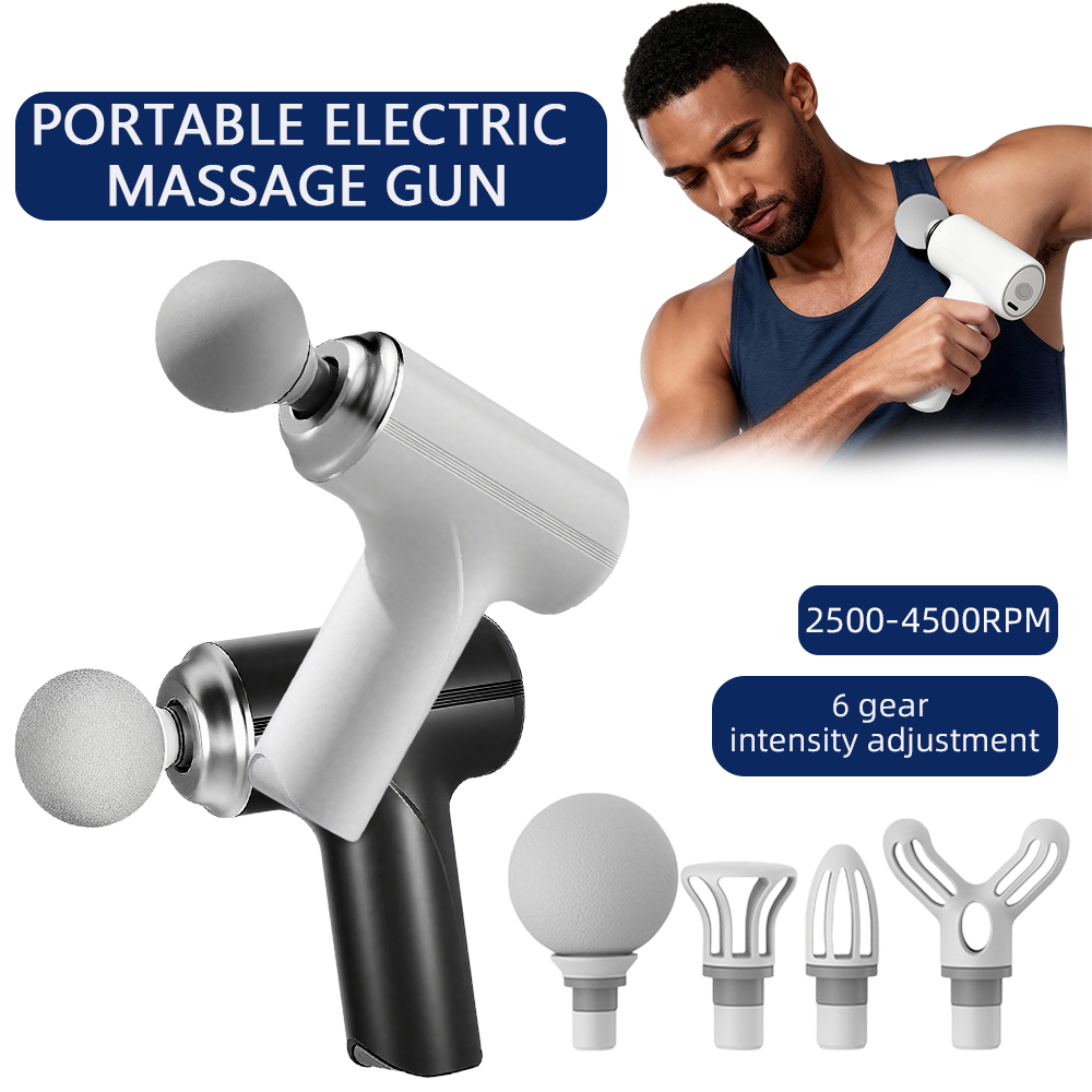 휴대용 미니 근막 마사지건 무선 어깨 등 마사지기 6단 - Massage Gun 리뷰 및 가격